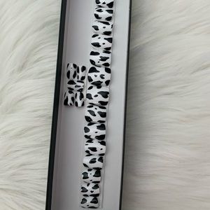 Press on cow print nails